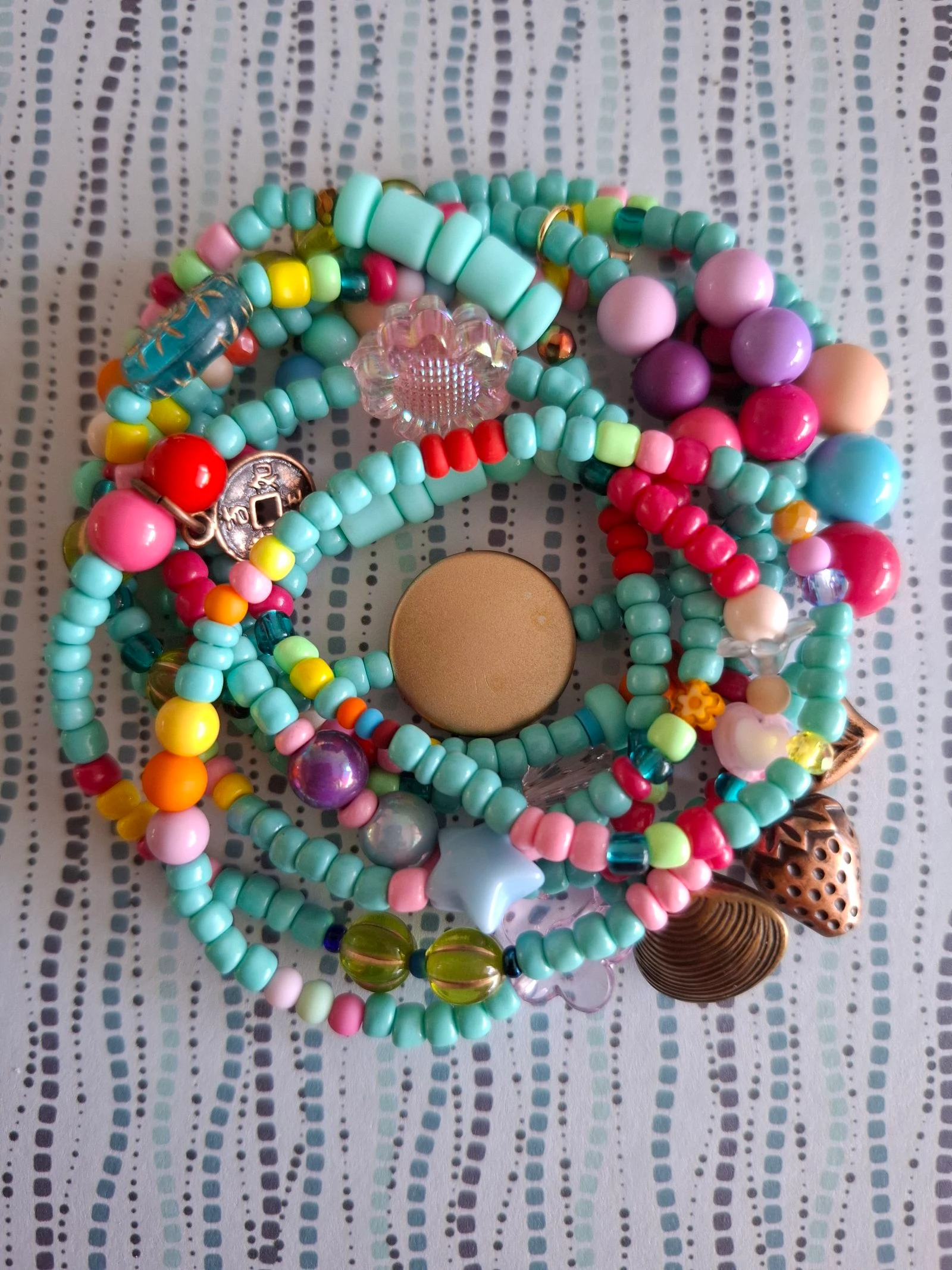 Pulsera envolvente turquesa – photo 2